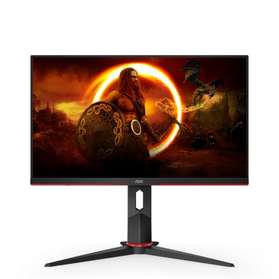 23.8" GAMING MONITOR AOC 24G2ZE/BK / 0.5MS / 240HZ / BLACK/RED