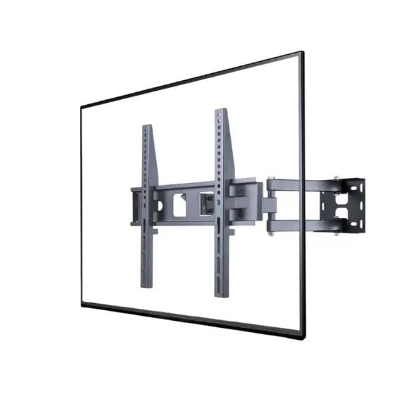 НАКЛОННО-ПОВОРОТНОЕ НАСТЕННОЕ КРЕПЛЕНИЕ GEMBIRD WM-55ST-03, ЧЁРНЫЙ