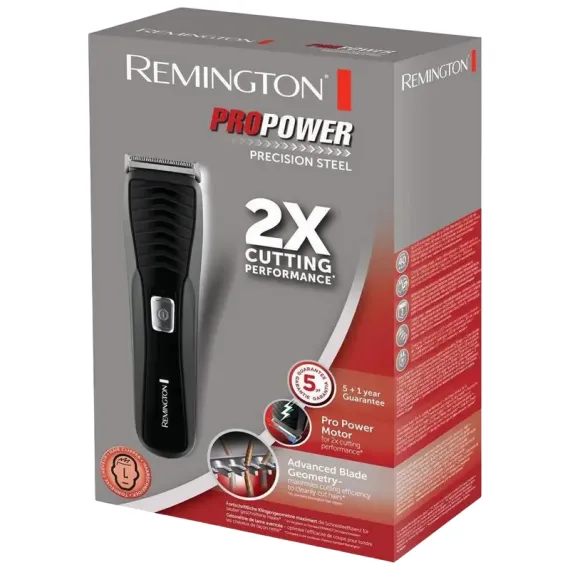 МАШИНКА ДЛЯ СТРИЖКИ REMINGTON PRO POWER PRECISION STEEL HC7110, ЧЁРНЫЙ