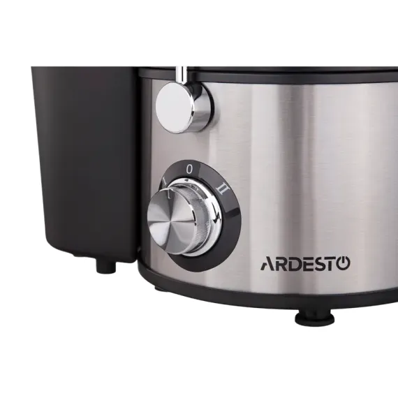 СОКОВЫЖИМАЛКА POLARIS ARDESTO JEG-1000, НЕРЖАВЕЮЩАЯ СТАЛЬ | ЧЕРНЫЙ