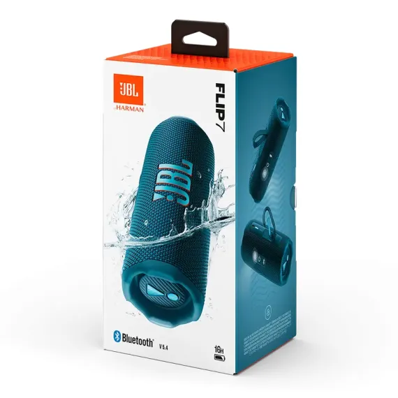 ПОРТАТИВНАЯ КОЛОНКА JBL FLIP 7, СИНИЙ