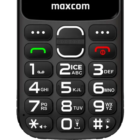МОБИЛЬНЫЙ ТЕЛЕФОН MAXCOM MM443, ЧЁРНЫЙ