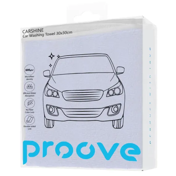 ТРЯПКА ДЛЯ АВТО PROOVE CARSHINE, СЕРЫЙ | СИНИЙ