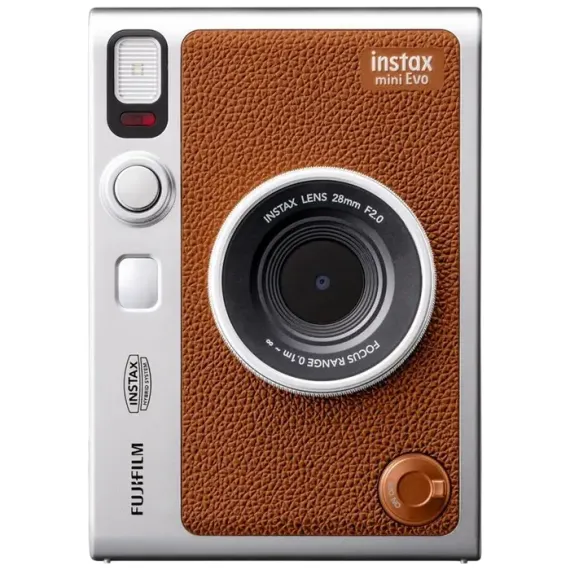 ФОТОАППАРАТ МОМЕНТАЛЬНОЙ ПЕЧАТИ INSTAX MINI EVO USB TYPE-C, КОРИЧНЕВЫЙ