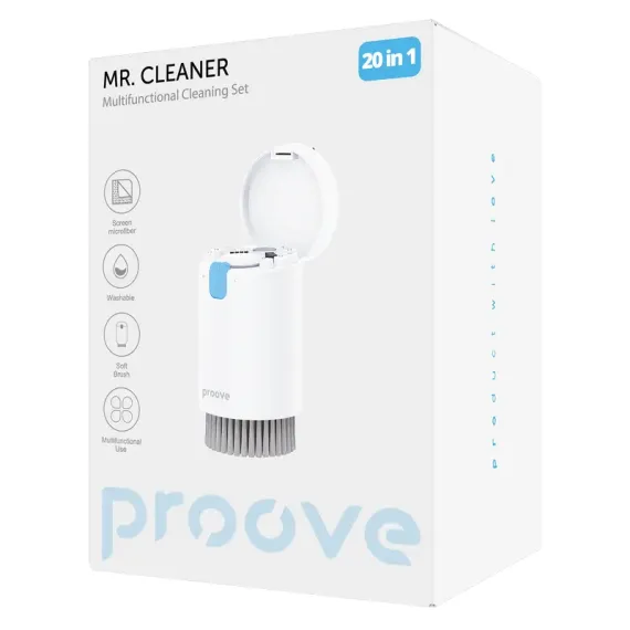 НАБОР ДЛЯ ОЧИСТКИ PROOVE MR. CLEANER 20IN1, БЕЛЫЙ