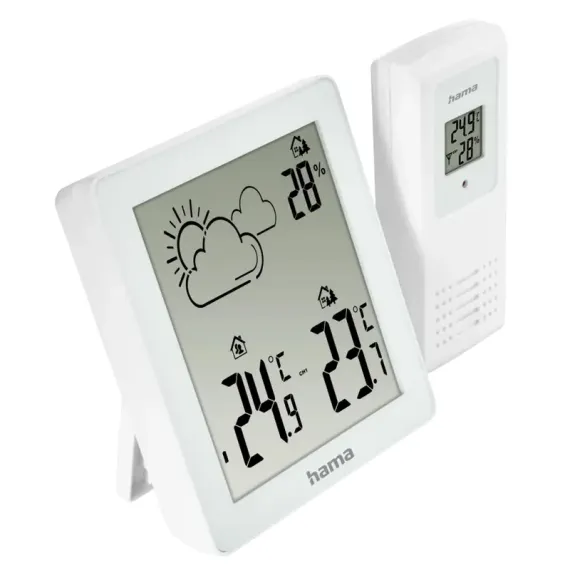 ДАТЧИК ТЕМПЕРАТУРЫ И ВЛАЖНОСТИ HAMA ZAKYNTHOS, БЕЛЫЙ