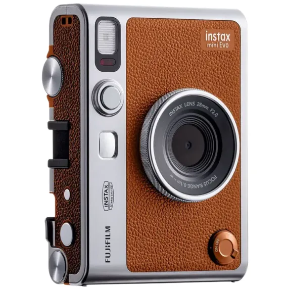 ФОТОАППАРАТ МОМЕНТАЛЬНОЙ ПЕЧАТИ INSTAX MINI EVO USB TYPE-C, КОРИЧНЕВЫЙ