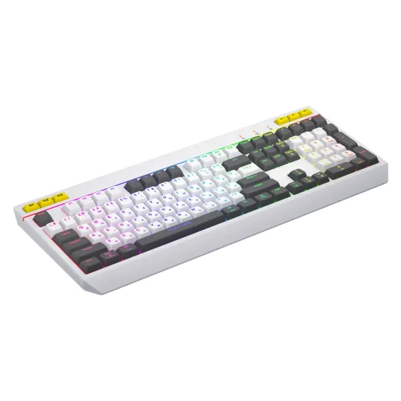 КЛАВИАТУРА HATOR ICEFALL, ПРОВОДНОЕ, БЕЛЫЙ