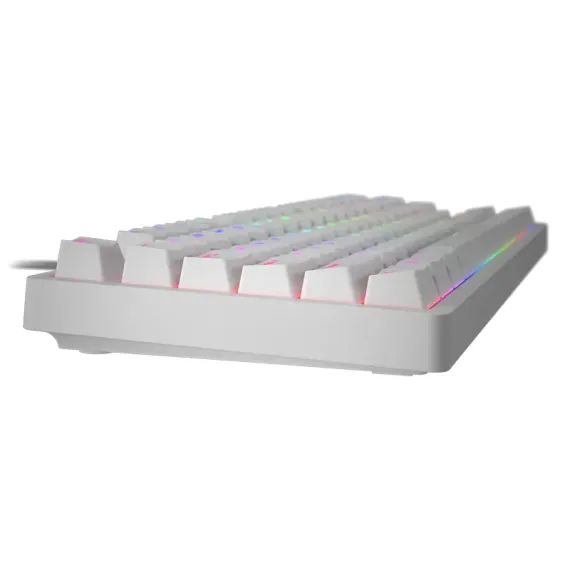 КЛАВИАТУРА HATOR ROCKFALL 2 MECHA TKL, ПРОВОДНОЕ, БЕЛЫЙ