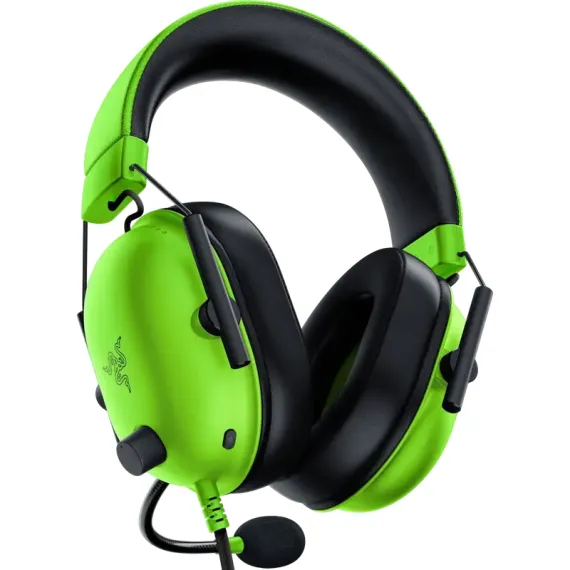 ИГРОВАЯ ГАРНИТУРА RAZER BLACKSHARK V2 X, ПРОВОДНОЙ АНАЛОГОВЫЙ, ЗЕЛЁНЫЙ