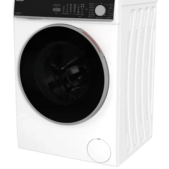 СТИРАЛЬНАЯ МАШИНА SHARP ES-NFL814CWNA-EE, 8КГ, БЕЛЫЙ
