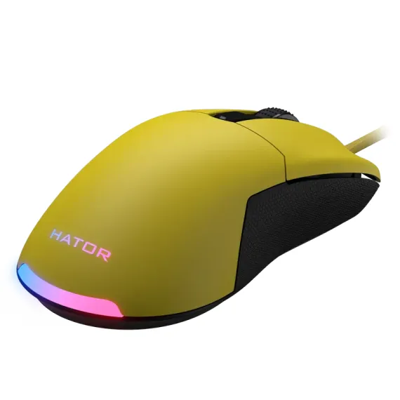 ИГРОВАЯ МЫШЬ HATOR PULSAR 2, ЖЁЛТЫЙ