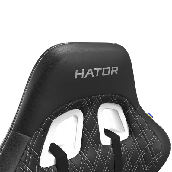 ИГРОВОЕ КРЕСЛО HATOR SPORT LIGHT 2, ИСКУССТВЕННАЯ КОЖА, ЧЕРНЫЙ | БЕЛЫЙ