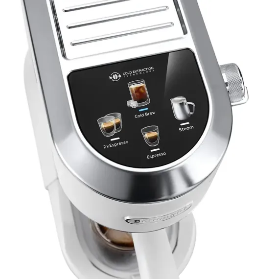 КОФЕВАРКА РОЖКОВАЯ DELONGHI EC890WI, 1450ВТ, БЕЛЫЙ