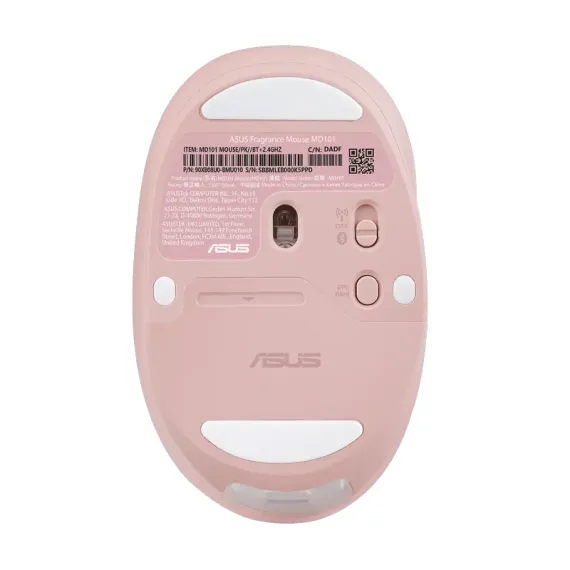 БЕCПРОВОДНАЯ МЫШЬ ASUS FRAGRANCE MD101, РОЗОВЫЙ