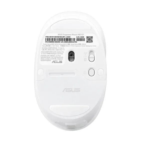 БЕCПРОВОДНАЯ МЫШЬ ASUS FRAGRANCE MD101, БЕЛЫЙ