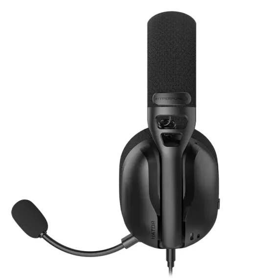 ИГРОВАЯ ГАРНИТУРА HATOR HYPERPUNK 3, ПРОВОДНОЙ АНАЛОГОВЫЙ, ЧЁРНЫЙ