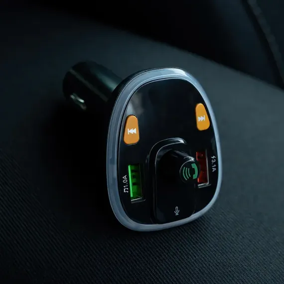 FM-МОДУЛЯТОР MAXLIFE MXFT-03, ЧЕРНЫЙ