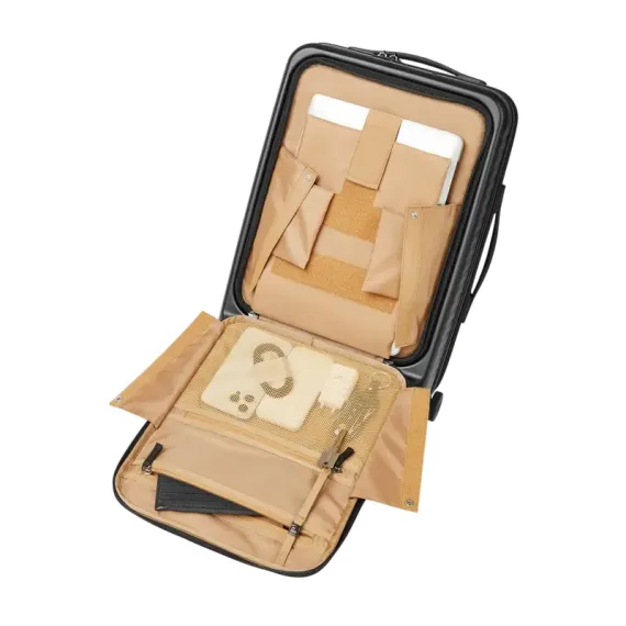 ЧЕМОДАН RIVACASE CLARK-ECO, 28Л, ЧЁРНЫЙ