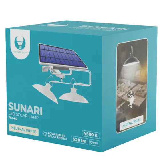 СОЛНЕЧНАЯ ЛАМПА FOREVER SUNARI FLS-80, БЕЛЫЙ