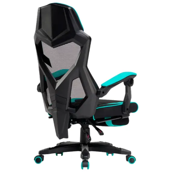 ИГРОВОЕ КРЕСЛО LUMI CH09-12, ТКАНЬ, ЧЕРНЫЙ | СИНИЙ