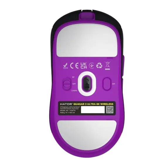 ИГРОВАЯ МЫШЬ HATOR QUASAR 3 ULTRA 8K, ЧЁРНЫЙ