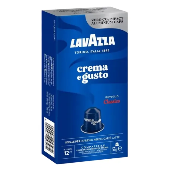 КОФЕ LAVAZZA CREMA E GUSTO NESPRESSO,10 ШТ