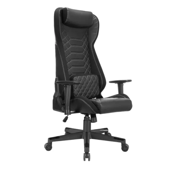 ИГРОВОЕ КРЕСЛО LUMI CH09-2, ИСКУССТВЕННАЯ КОЖА, ЧЁРНЫЙ