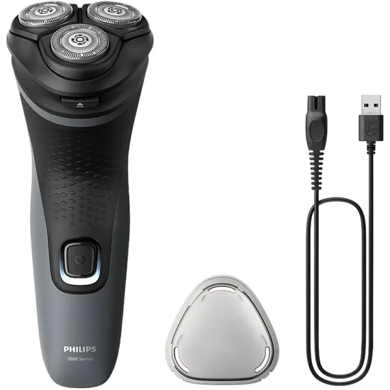 ЭЛЕКТРОБРИТВА МУЖСКАЯ PHILIPS S1142/00, ЧЁРНЫЙ | СЕРЫЙ