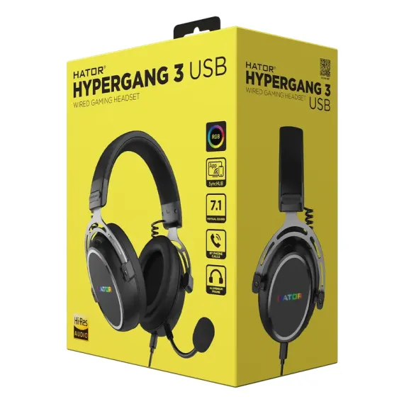 ПОДСТАВКА ДЛЯ ИГРОВОЙ ГАРНИТУРЫ HATOR HYPERGANG 3 USB, USB, БЕЛЫЙ