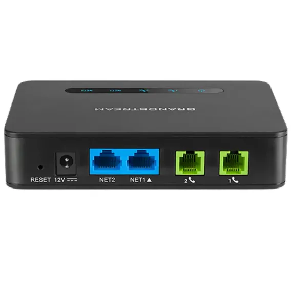 VOIP-МАРШУРИЗАТОР  GRANDSTREAM HT812 V2, ЧЕРНЫЙ
