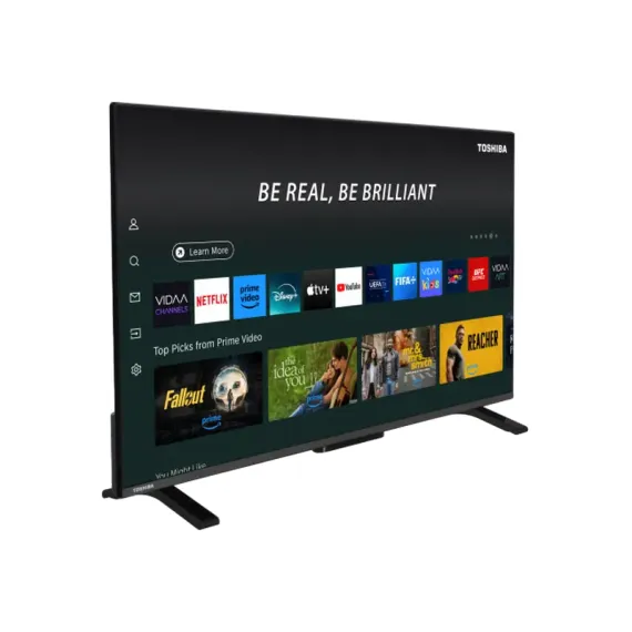 40" LED SMART ТЕЛЕВИЗОР TOSHIBA 40LV2563DG, 1920X1080 FHD, VIDAA U9, ЧЕРНЫЙ