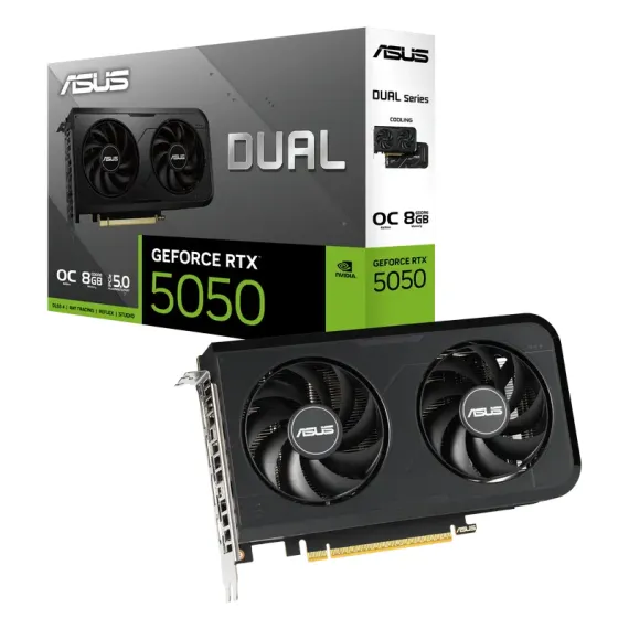 ВИДЕОКАРТА ASUS DUAL-RTX5050-O8G, 8GB GDDR6 128БИТ