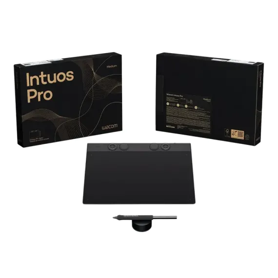 ГРАФИЧЕСКИЙ ПЛАНШЕТ WACOM INTUOS PRO MEDIUM, ЧЕРНЫЙ