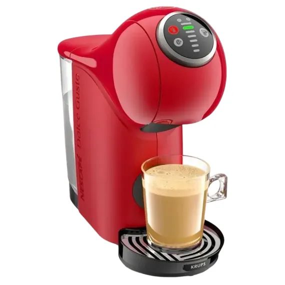 КАПСУЛЬНАЯ КОФЕВАРКА KRUPS GENIO S PLUS KP340510, 1500ВТ, КРАСНЫЙ