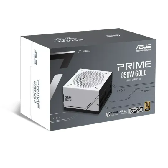 БЛОК ПИТАНИЯ ДЛЯ КОМПЬЮТЕРОВ ASUS PRIME-AP-750G-WHITE-GOLD, 750ВТ, ATX, ПОЛНОСТЬЮ МОДУЛЬНЫЙ