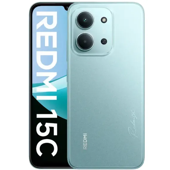 СМАРТФОН XIAOMI REDMI 15C, 4ГБ/128ГБ, MINT GREEN