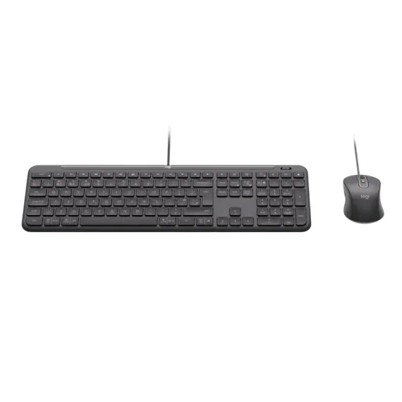 КЛАВИАТУРА И МЫШЬ LOGITECH SIGNATURE SLIM MK620, ПРОВОДНОЕ, ЧЁРНЫЙ