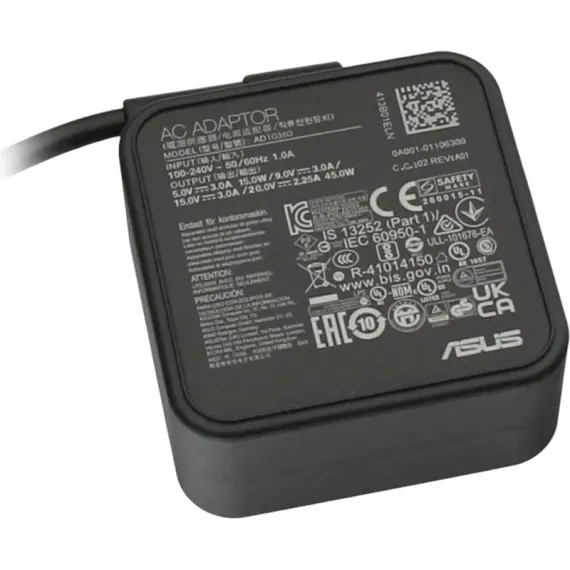 УНИВЕРСАЛЬНЫЙ АДАПТЕР ПИТАНИЯ ASUS ADP-45XE D, 45ВТ