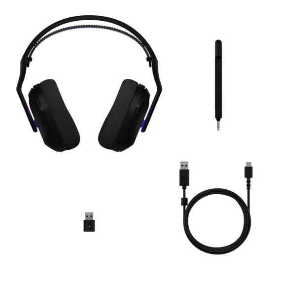 НАУШНИКИ LOGITECH G522, BLUETOOTH/USB, ЧЁРНЫЙ