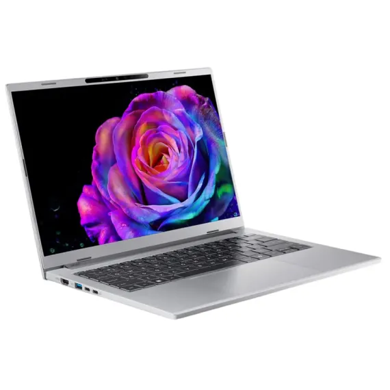 НОУТБУК 14" ACER ASPIRE 14 AI OLED A14-61M, PURE SILVER, AMD RYZEN AI 7 350, 32ГБ/1024ГБ, LINUX UBUNTU