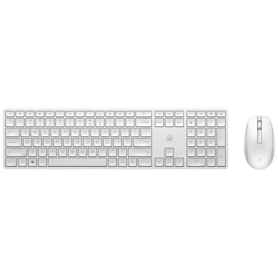 КЛАВИАТУРА И МЫШЬ HP 650, БЕСПРОВОДНОЕ, БЕЛЫЙ