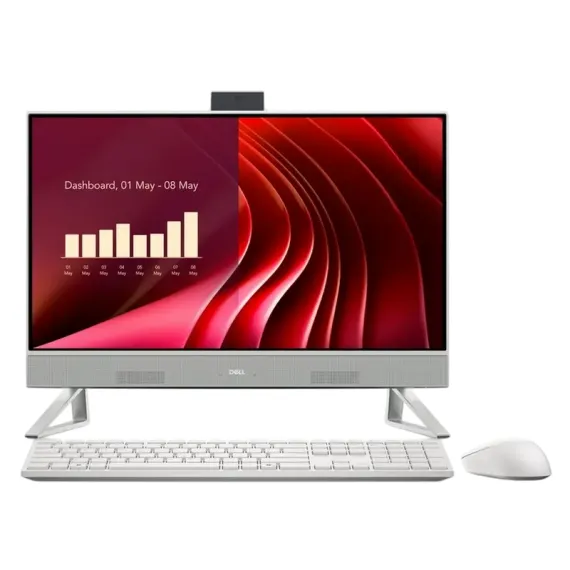 МОНОБЛОК DELL EC24250, 23,8", INTEL CORE ULTRA 7 150U, 16ГБ/1024ГБ, WINDOWS 11 PRO, БЕЛЫЙ