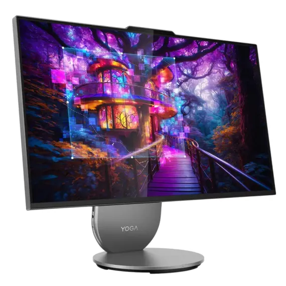 МОНОБЛОК LENOVO YOGA 27IAH10, 27", INTEL CORE ULTRA 9 285H, 32ГБ/1024ГБ, WINDOWS 11 PRO, LUNA GREY