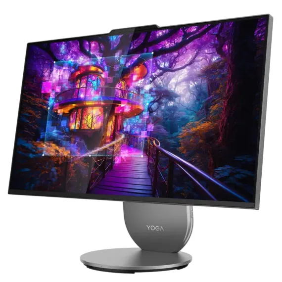 МОНОБЛОК LENOVO YOGA 27IAH10, 27", INTEL CORE ULTRA 5 125H, 16ГБ/1024ГБ, WINDOWS 11 PRO, LUNA GREY