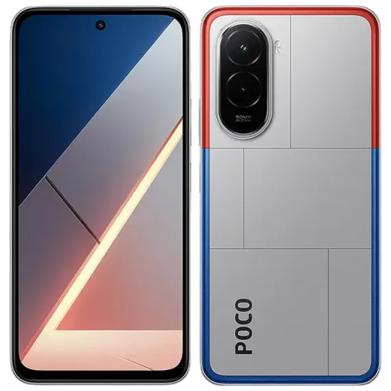 СМАРТФОН XIAOMI POCO M7, 8ГБ/256ГБ, СЕРЕБРИСТЫЙ