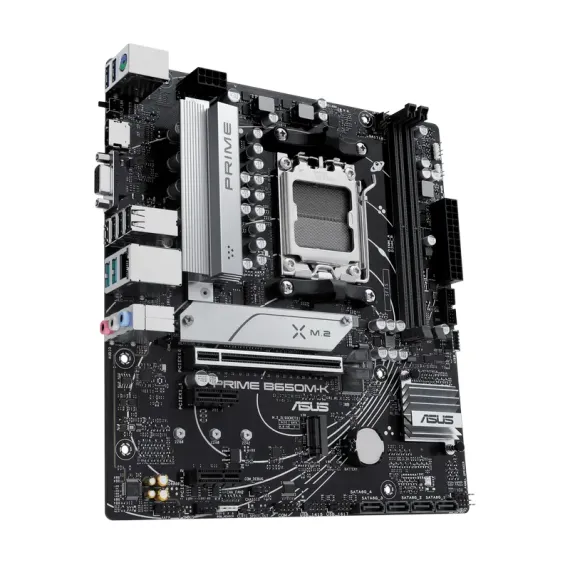 МАТЕРИНСКАЯ ПЛАТА ASUS PRIME B650M-K, AM5, AMD B650, MICRO-ATX