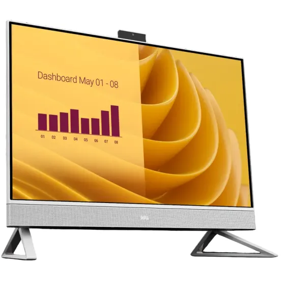 МОНОБЛОК DELL EC27250, 27", TOUCH, INTEL CORE ULTRA 7 150U, 16ГБ/1024ГБ, WINDOWS 11 PRO, БЕЛЫЙ