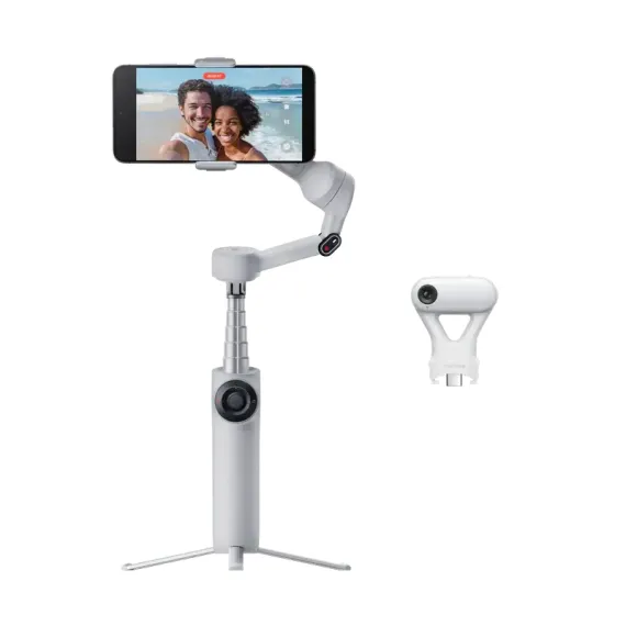 STABILIZATOR DE IMAGINE INSTA360 FLOW 2 AI TRACKING MODULE KIT STONE GRAY