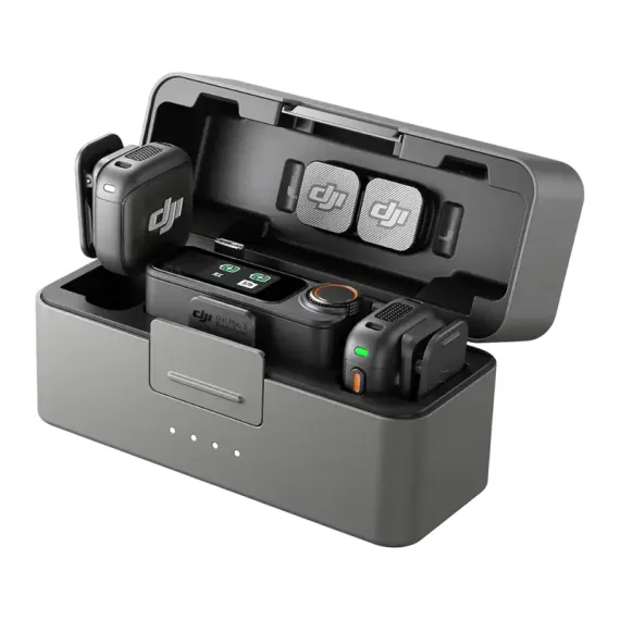 ПОРТАТИВНЫЙ ЗАПИСЫВАЮЩИЙ МИКРОФОН DJI MIC 3 (2 TX + 1 RX + CHARGING CASE), БЕСПРОВОДНОЙ, ЧЕРНЫЙ